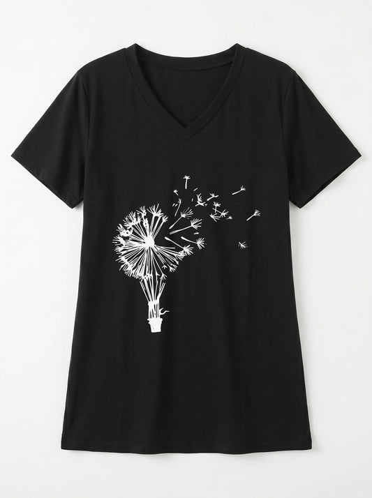 Dandelion V-Neck Tee